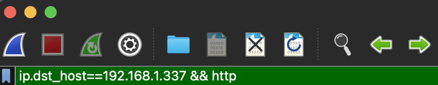 wireshark filter